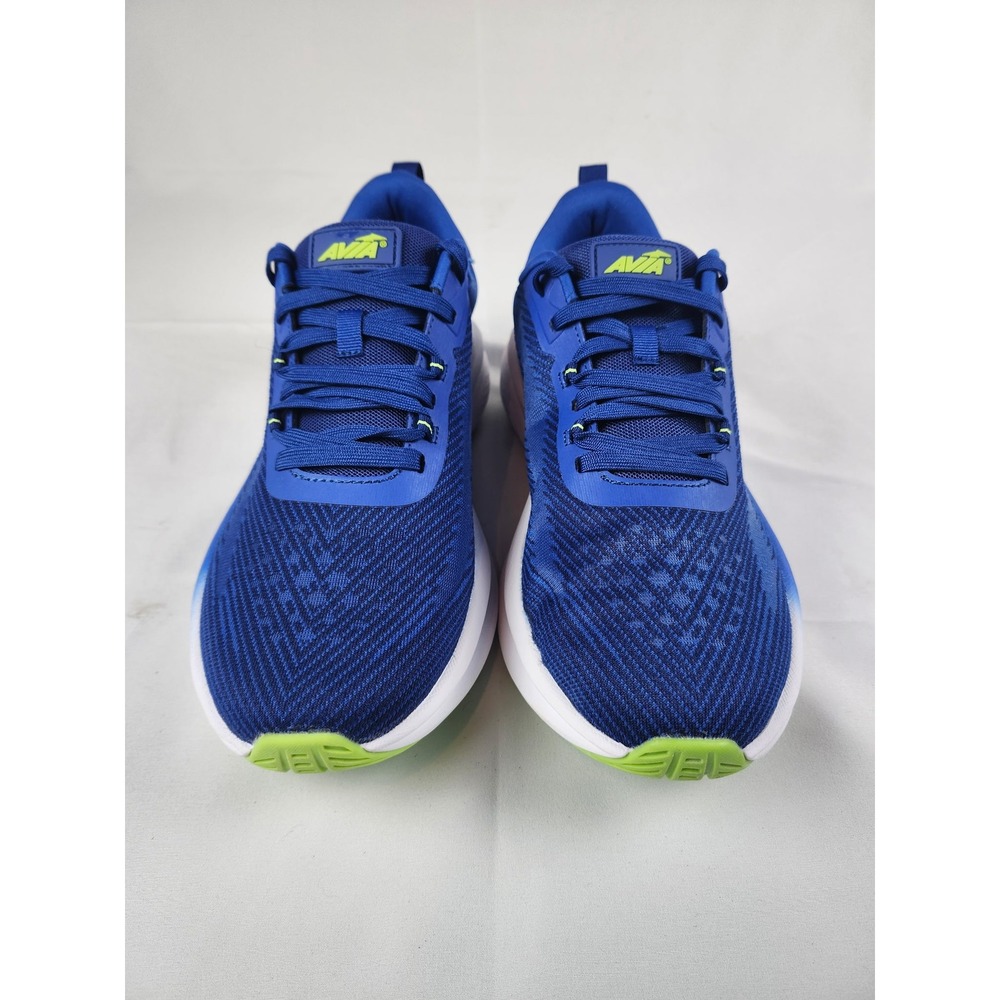 Avia Men's Size 12 Blue Lime Green Running Shoes Athletic Sneakers MNAV45AC004 - Picture 4 of 6